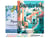 Peinture par Numéro Figured'Art avec Cadre - Affiche de voyage Santorin en fleurs - Kit de Loisir Créatif DIY Numéro d'Art Complet - 40x50cm toile tendue sur châssis