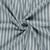 Tissu Polyester aspect Lin Rayures Anna sur fond Bleu gris