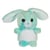 Peluche - Peluche Lapin cloudy 15 cm - bleu