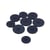 Bouton bio résine 4 trous bleu marine