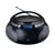 Lenco Radio sans Fil Bluetooth/CD/MP3/USB Modèle SCD-331 avec Poignée de Transport Noir / Argent