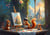 Puzzle 500 pièces - L'Atelier des Ecureuils - Bluebird Puzzle