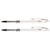 Feutre plume Pentel Tradio - Noir - Pointe moyenne - Corps vernis