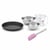 Set pâtisserie avec moule à quiche lorraine 30 cm antiadhésif, 2 bols à mixer, verre mesureur et spatule Zenker
