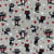 Tissu Toile de Coton Chat Love sur fond Naturel