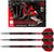 Fléchettes Wolfram Infinity 90 steel 21g R - Harrows - Rouge