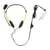 Nedis Casque PC Supra-Auriculaire Stéréo Double Jack 3.5mm avec Microphone Rabattable Noir / Vert