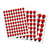 MégaCréa DIY - Gommettes coccinelles de 0,8 à 1,9 cm 153 pièces