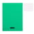 Cahier - A4 (21x29,7cm) - Petits carreaux - 96 pages - Polypro - Vert