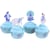 Kit 24 Caissettes et Déco Cupcakes - Snow Christmas