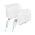 PACK BLOCS-BATTERIES STEALTH SX-C8 X BLANC + CHARGE AVEC CÂBLE TRESSÉ XBOX