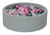 Piscine à balles Aire de jeu + 450 balles perle, transparent, rose clair, argent - Velinda
