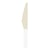 8 Couteaux en Bois Blanc/Or