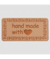 Étiquettes rectangulaires "Handmade" Prym – 40 x 20 mm – En PVC souple – Pour créations textiles faites main 016 beige-camel