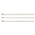 Crayon de couleur Faber-Castell Polychromos - Mine grasse 3,8 mm - Blanc - Lot de 3
