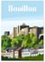 Affiche ville Bouillon | A3 : 29,7x42cm