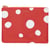 Etui Shrooom taille L rouge a pois - Rico Design
