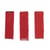 Pigments de couleur pour cire, rouge, 1x1x2,9cm, 3 pces