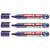 Marqueur pour tableaux blancs EDDING 363 - Pointe biseautée 1-5 mm - Violet - Lot de 3