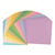Papier cartonné Florence - Lisse - 60 feuilles - Multicolore - 30,5 x 30,5 cm - 216 g/m²