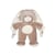 Peluche Lapin Doudou Nœud Taupe - 28 cm