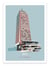Affiche 30 x 40 cm - Nantes - Tour de Bretagne - Artmoric