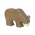 Figurine Holtztiger Ours brun mangeant