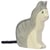Holtztiger - Figurine Holtztiger Chat assis