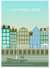 Affiche Copenhague | A3 : 29,7x42cm