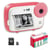AGFAPHOTO Pack Realikids Instant Cam + 1 carte Micro SD 32GB + 3 rouleaux Papier Thermique ATP3WH - Appareil Photo Instantané Enfant, Ecran LCD 2,4', Miroir Selfie et filtre photo - Rose