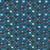 Tissu Coton enduit Suri sur fond Bleu