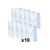 Lot de 10 protège-cahiers 24 x 32 cm grand cahier plastique transparent Apli
