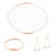 Collier, bracelet et boucles d'oreilles Piana en pierres de Soleil - Sloya
