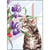 Princesse - Canevas antique Le chat 32x50cm