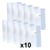 Lot de 10 protège-cahiers 24 x 32 cm grand cahier plastique transparent Apli
