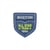 Ecusson thermocollant Equipe Boston Denim clair 4,5cm x 5,5cm