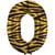 Ballon Aluminium Hélium Tigre Chiffre 0 - 86 cm