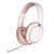 Casque Audio Sans Fil Réduction De Bruit Pour Jeux Avec Micro Pliable 20h Rose YONIS