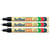 Lot de 3 marqueurs permanents ARTLINE 725 pointe conique 0,4 mm noir