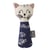 Hochet tricoté en coton bio, Chaton
