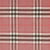 Tissu Tartan Ecossais Highlands touché laine lourd Rose blush - Au mètre