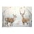 1 feuille de papier de riz 22.5 x 32 cm découpage collage Paper Designs CERF NATURE ENNEIGEE 0212