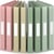 8 x Classeur A4 - Avec 2 Anneaux 30mm, Jusqu'à 200 feuilles, Dos de 3,5 cm, Terre- ACROPAQ