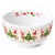 Bol en porcelaine fine lutins de Noël