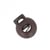 Lot de 10 serre-cordon boule 22mm (Marron)