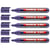 Lot de 5 Marqueurs permanents EDDING - Pointe biseautée 1-5 mm - Violet