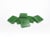 Carreaux mosaïque Vert foncé Pixel art - Classique - Lot de 150