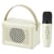 Enceinte Bluetooth Portable Karaoké Son Hifi 5W Micro Intégré Jaune YONIS