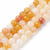 Fil de 45 Perles ronde en pierre naturelle JADE TOPAZE 8 mm