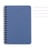 Carnet - A5 - 14,8x21cm - Lignes - 100 pages - Couverture bleu - Spirale